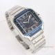 GF Factory Cartier Santos de Blue PVD with QuickSwitch Watch 9015 Movement (2)_th.jpg